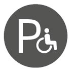 Behinderten-Parkplätze